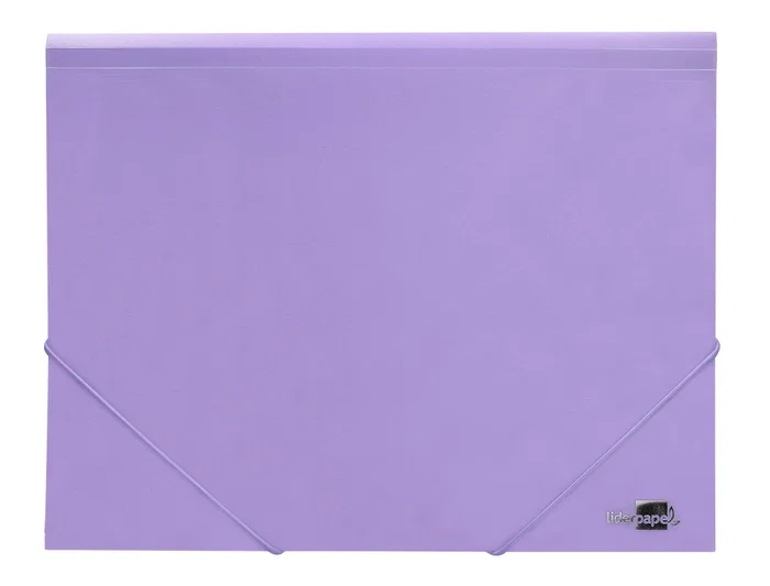 Liderpapel Carpeta Tres Solapas Polipropileno DIN A4 Color Lavanda Opaco Cierre Gomas Lomos Flexibles Capacidad 100 Hojas 400 Micras Liderpapel Carpeta Tres Solapas Polipropileno DIN A4 Color Lavanda Opaco Cierre Gomas Lomos Flexibles Capacidad 100 Hojas 400 Micras