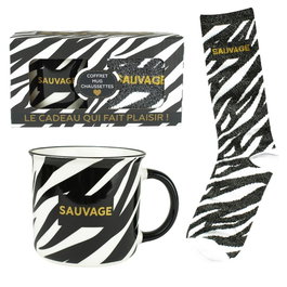 Enesco Set de Taza y Calcetines Sauvage