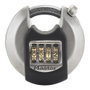 Master Lock Candado de Disco de Combinación en Acero Inoxidable M40EURDNUM