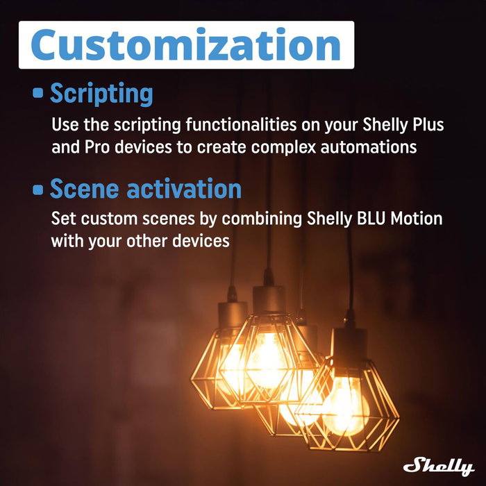 Shelly BLU Motion Sensor de Movimiento Bluetooth Blanco Shelly BLU Motion Sensor de Movimiento Bluetooth Blanco
