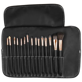 Cosmetic Club Estuche 15 Brochas Maquillaje Profesional para un Maquillaje Perfecto Kit Completo