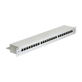 DeLOCK Patchpanel 24 Port Cat.6 43300 Gris