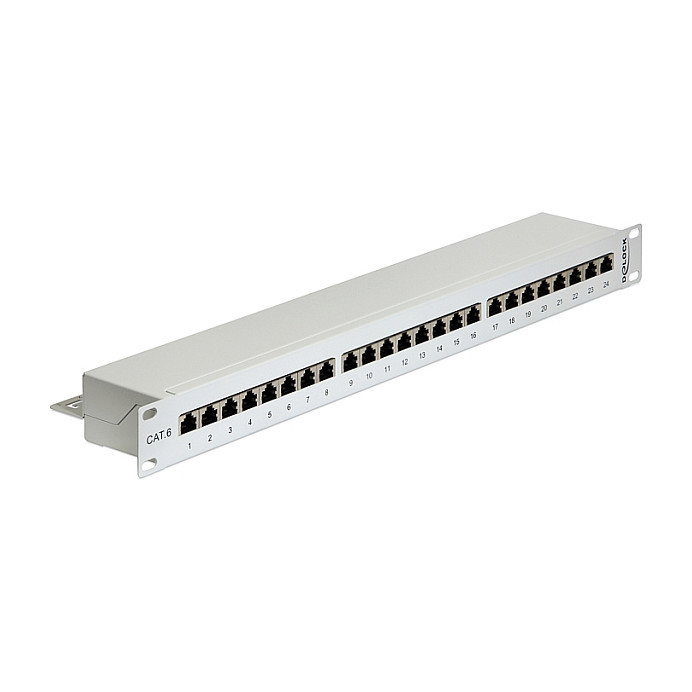 DeLOCK Patchpanel 24 Port Cat.6 43300 Gris DeLOCK Patchpanel 24 Port Cat.6 43300 Gris