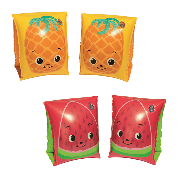 Bestway Manguitos Hinchables Decorados Frutas Color Surtido 23x15 cm +3 a 6 Años Playa y Piscina 32042
