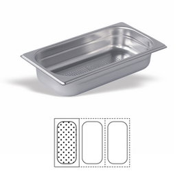 Vollrath Cubeta GN 1/3 Perforada Acero Inoxidable 18/10, 15 cm de Alto, Capacidad 5.6 Litros