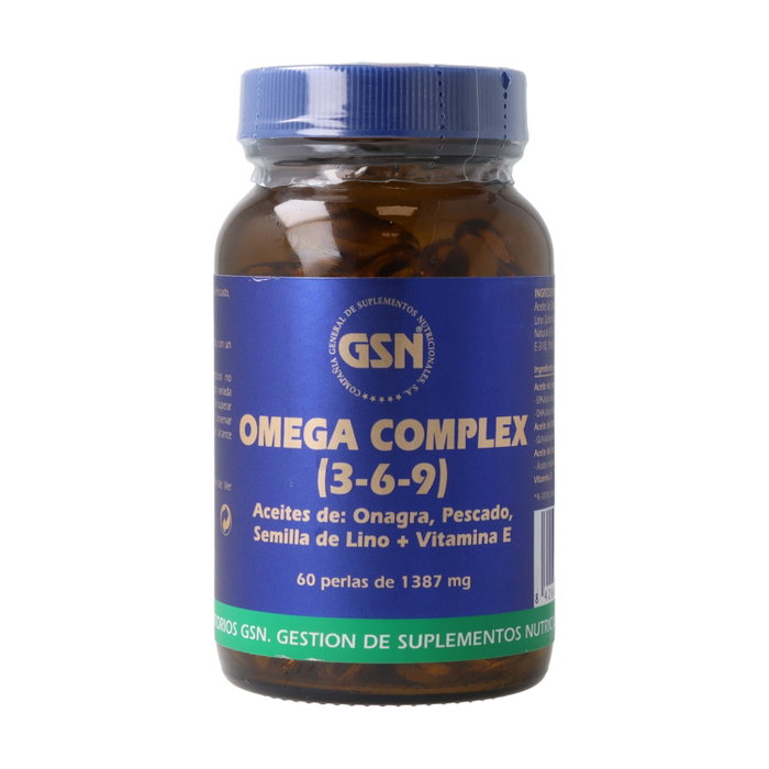 GSN Omega Complex 3-6-9 60 Cápsulas GSN Omega Complex 3-6-9 60 Cápsulas