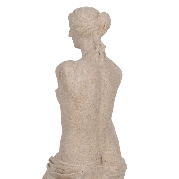 Ixia Figura Desnudo Crema Resina Decoración