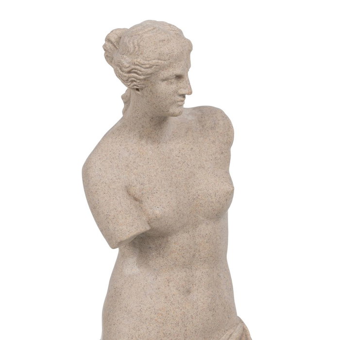 Ixia Figura Desnudo Crema Resina Decoración