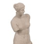 Ixia Figura Desnudo Crema Resina Decoración
