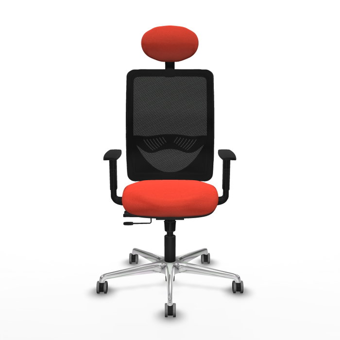 PIQUERAS Y CRESPO Silla de oficina Zulema Naranja oscuro y Negro PIQUERAS Y CRESPO Silla de oficina Zulema Naranja oscuro y Negro