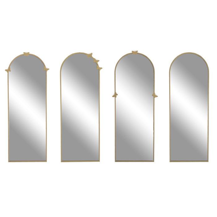 Hanah Home A904 Espejo cheval de metal dorado mate, 65 x 180 cm