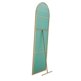 Hanah Home A904 Espejo cheval de metal dorado mate, 65 x 180 cm