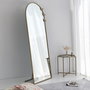 Hanah Home A904 Espejo cheval de metal dorado mate, 65 x 180 cm