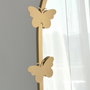 Hanah Home A904 Espejo cheval de metal dorado mate, 65 x 180 cm