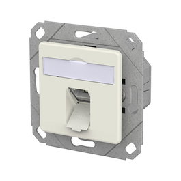 METZ CONNECT Anschlussdose E-DAT C6A IDC 1 Port RJ-45 Blanco - 130D371102-I