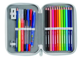 Plumier Carioca Dos Pisos Fluo (Set de 6)