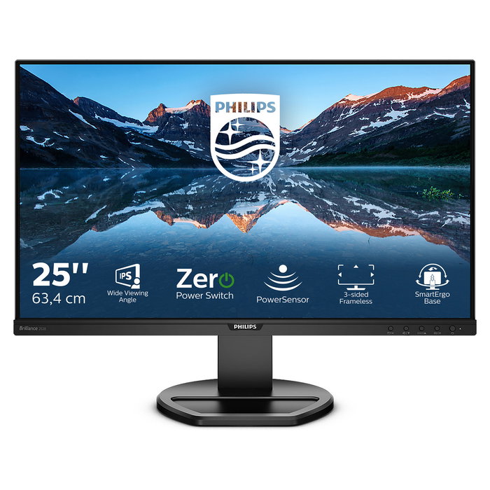 Philips 252B9 Monitor 25" (63.5 cm) Full HD 1920x1200 IPS, 16:10, 5ms, DVI+HDMI+DisplayPort, USB Hub, Altavoces, VESA Philips 252B9 Monitor 25" (63.5 cm) Full HD 1920x1200 IPS, 16:10, 5ms, DVI+HDMI+DisplayPort, USB Hub, Altavoces, VESA