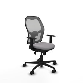 PIQUERAS Y CRESPO Silla de oficina Jorquera Gris con mecanismo Sincro