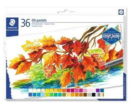 Staedtler Ceras Blandas Pasteles al Óleo 70 mm Colores Surtidos Estuche 36 Ud
