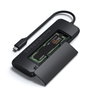 Satechi USB-C Hybrid Multiport Adapter con compartimento SSD, negro