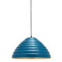 DKD Home Decor Lámpara de Techo de Hierro Lacado Azul 51x51x28 cm