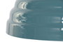 DKD Home Decor Lámpara de Techo de Hierro Lacado Azul 51x51x28 cm