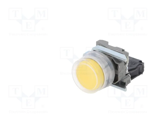 Schneider Electric XB4BP51 Interruptor de Presión Amarillo 22mm NA Schneider Electric XB4BP51 Interruptor de Presión Amarillo 22mm NA