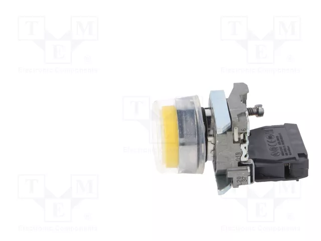 Schneider Electric XB4BP51 Interruptor de Presión Amarillo 22mm NA Schneider Electric XB4BP51 Interruptor de Presión Amarillo 22mm NA