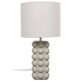 Home Deco Factory Lámpara de Cerámica Taupe Cocooning