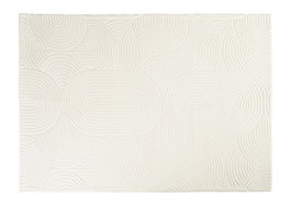 DKD Home Decor Alfombra de Poliéster Antideslizante 140x200 cm Crudo