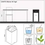 Lechuza Canto Stone Column 40, kit completo, negro grafito