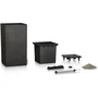 Lechuza Canto Stone Column 40, kit completo, negro grafito
