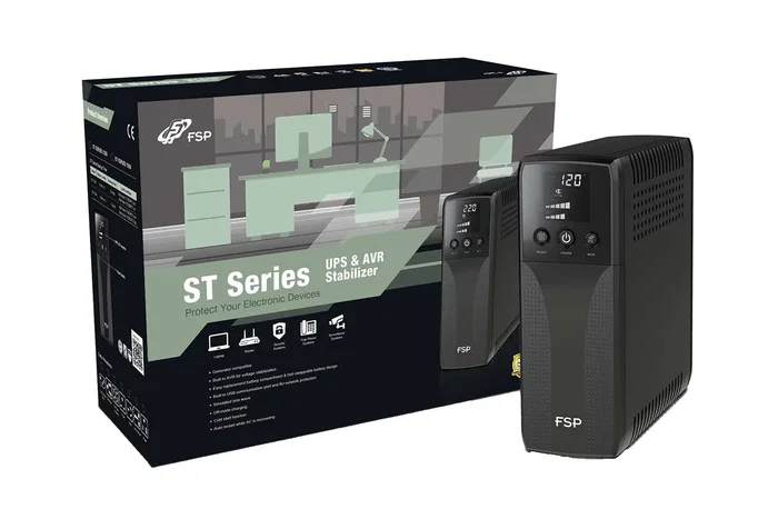Fsp ST 1200 Sistema de alimentación ininterrumpida 1,2 kVA 720 W Torre Negro Fsp ST 1200 Sistema de alimentación ininterrumpida 1,2 kVA 720 W Torre Negro