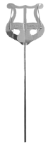 Obrac Atril 30 cm Niquelado