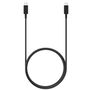 Samsung Cable USB-C a USB-C 1.8 m 5A Negro, Carga Rápida y Transferencia de Datos, EP-DX510JBEGEU