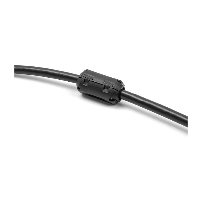 DeLOCK 80946 Núcleo de ferrita para cables redondos de 9 mm, 2 unidades, negro