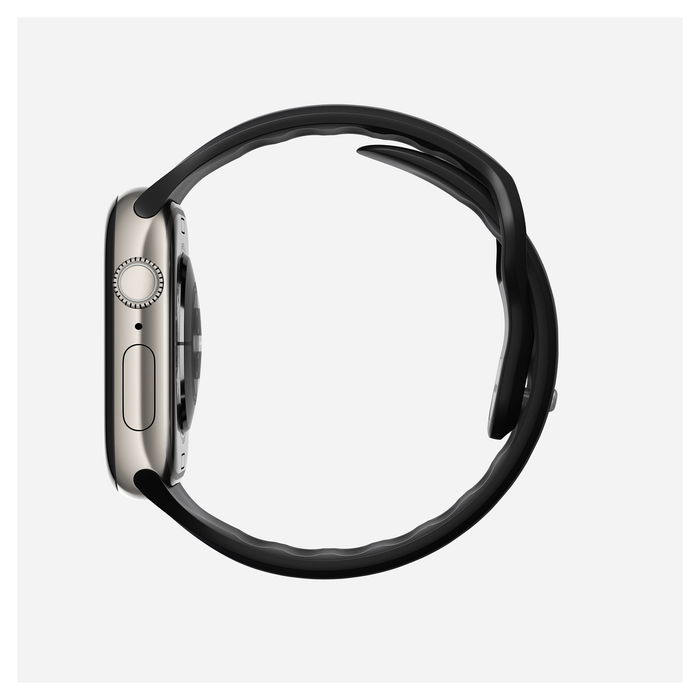Nomad Tempo Band 42mm - Correa de Caucho Ajustable para Apple Watch Series, 41mm/42mm, Negro, Resistente al Agua, Muñeca 135-175mm Nomad Tempo Band 42mm - Correa de Caucho Ajustable para Apple Watch Series, 41mm/42mm, Negro, Resistente al Agua, Muñeca 135-175mm