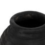 Jarrón Gris Fibra de Cemento Decoración 39 X 39 X 60 cm