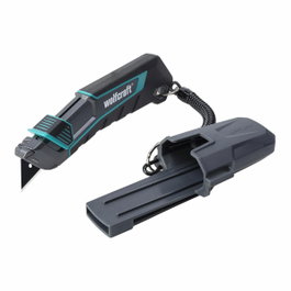 Wolfcraft Cúter de seguridad con funda y cordón