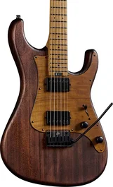 EKO Fire 701 Guitarra Eléctrica Stratocaster Wildwood - Natural Roasted Arce, Acabado Poros Abiertos Satinados