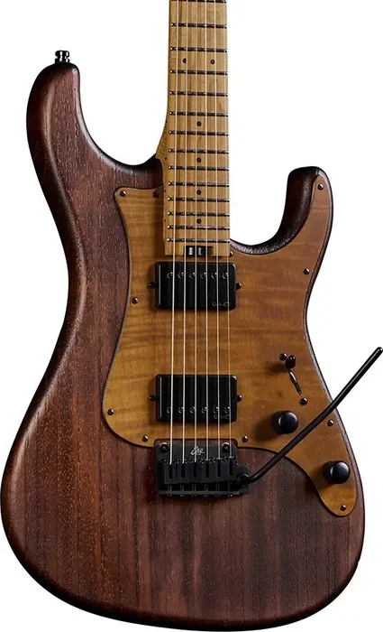EKO Fire 701 Guitarra Eléctrica Stratocaster Wildwood - Natural Roasted Arce, Acabado Poros Abiertos Satinados