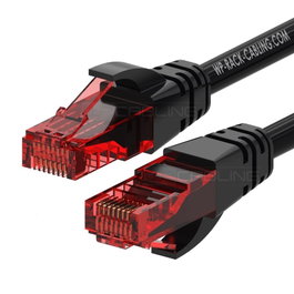 Wp Cable de Red Cat6 U/UTP Negro 1 m