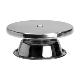 1946 Pastelera Con Pie 4 Alturas Acero Inoxidable Diámetro 20 cm