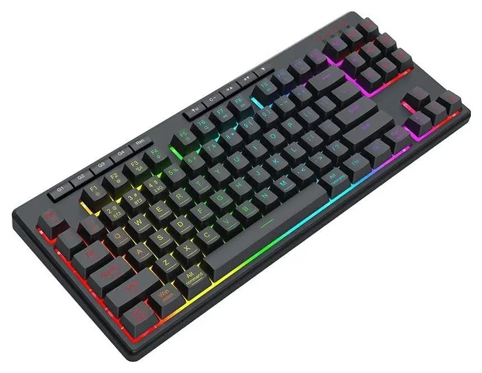 Redragon SHIVA PRO 87 K516RGB-PRO Teclado Gaming RGB Membrana Inalámbrico y con Cable 4000 mAh
