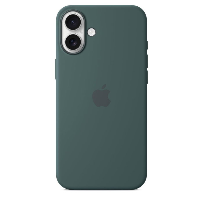 Apple Funda iPhone 16 Plus Silicona con MagSafe - Lake Green