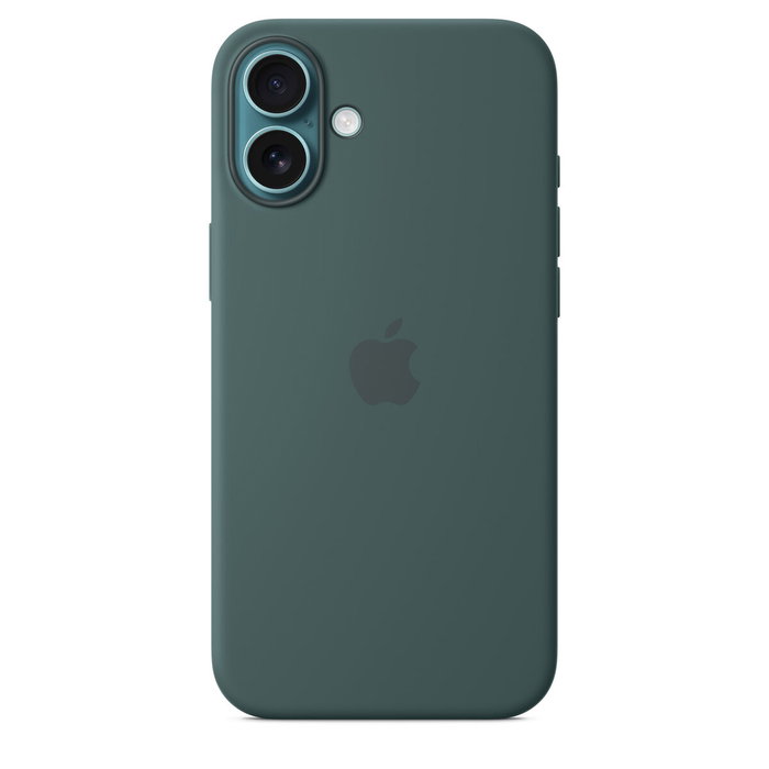 Apple Funda iPhone 16 Plus Silicona con MagSafe - Lake Green