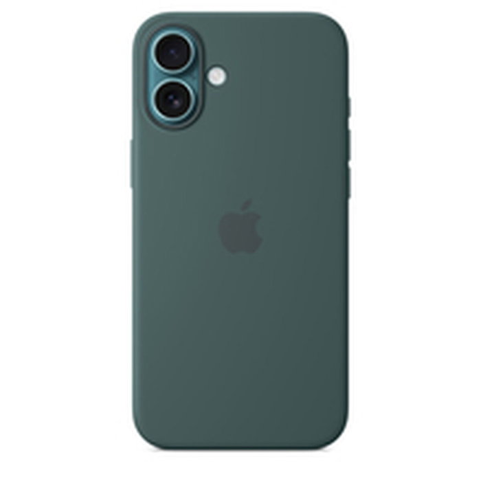 Apple Funda iPhone 16 Plus Silicona con MagSafe - Lake Green