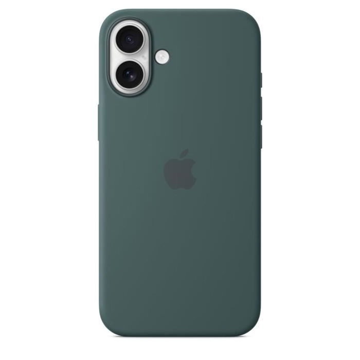Apple Funda iPhone 16 Plus Silicona con MagSafe - Lake Green