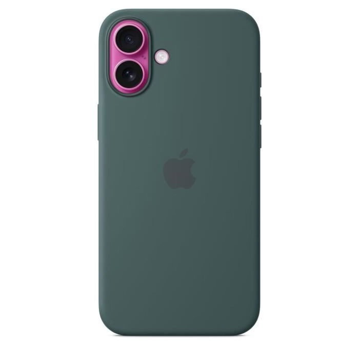 Apple Funda iPhone 16 Plus Silicona con MagSafe - Lake Green