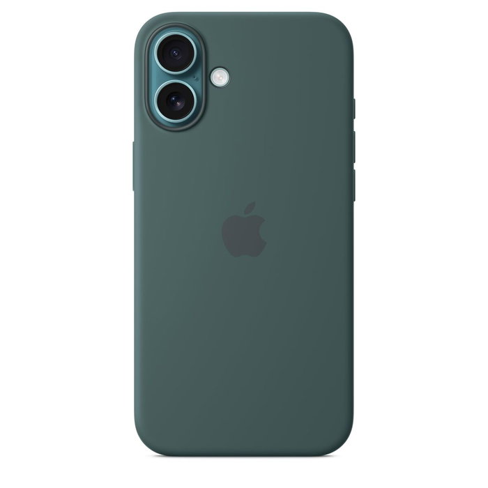 Apple Funda iPhone 16 Plus Silicona con MagSafe - Lake Green